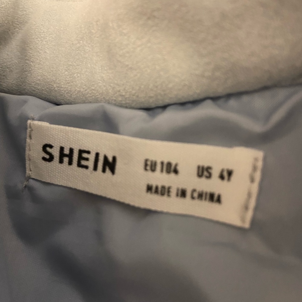 SHEIN Soft Blue Jacket - Picture 2 of 2